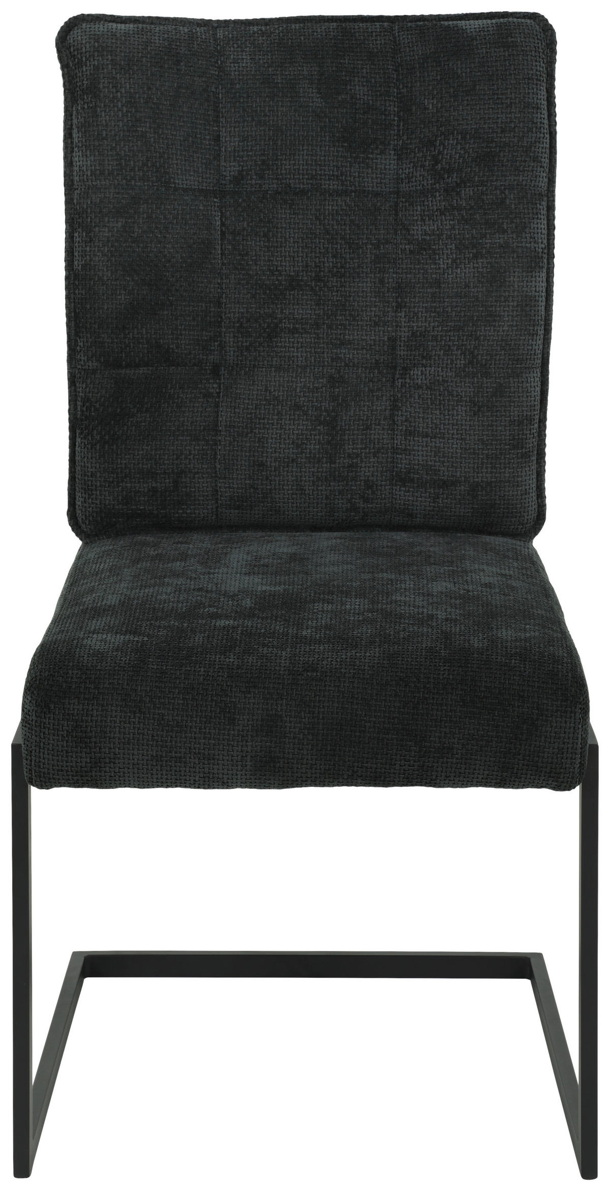Schwingstuhl Olivia, 2er-Set anthrazit Microfaser Webstoff B/H/T: ca. 52x98x66 cm Olivia, 2er-Set - anthrazit (52,00/98,00/66,00cm) - Hela