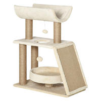 PawHut Kratzbaum braun Edelstahl B/H/L: ca. 30x60x76 cm Kratzbaum - braun (76,00/30,00/60,00cm) - PawHut