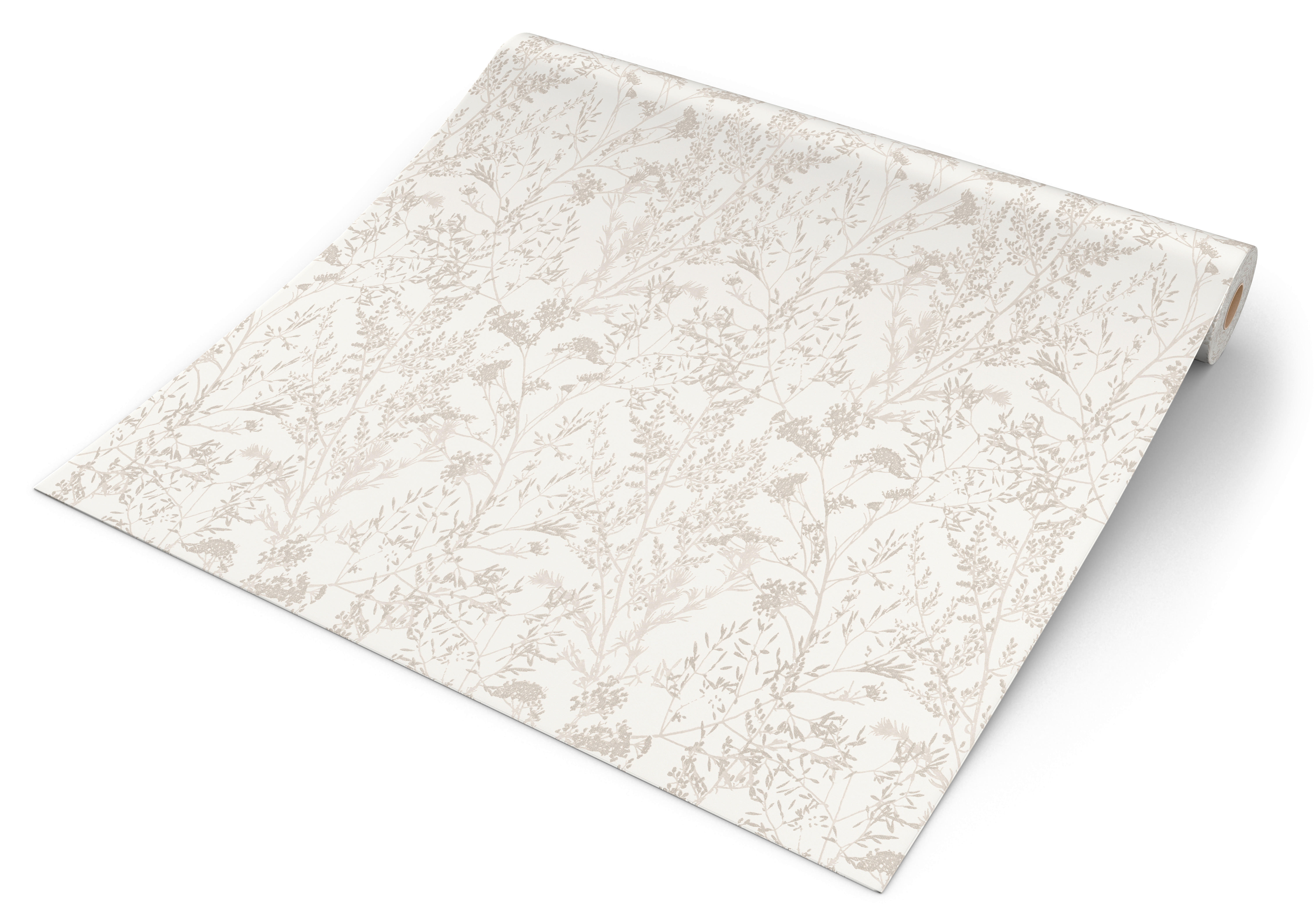 Erismann Vliestapete Zweige weiß B/L: ca. 53x1005 cm Vliestapete_10251-14 - weiß (53,00/1005,00cm) - Erismann