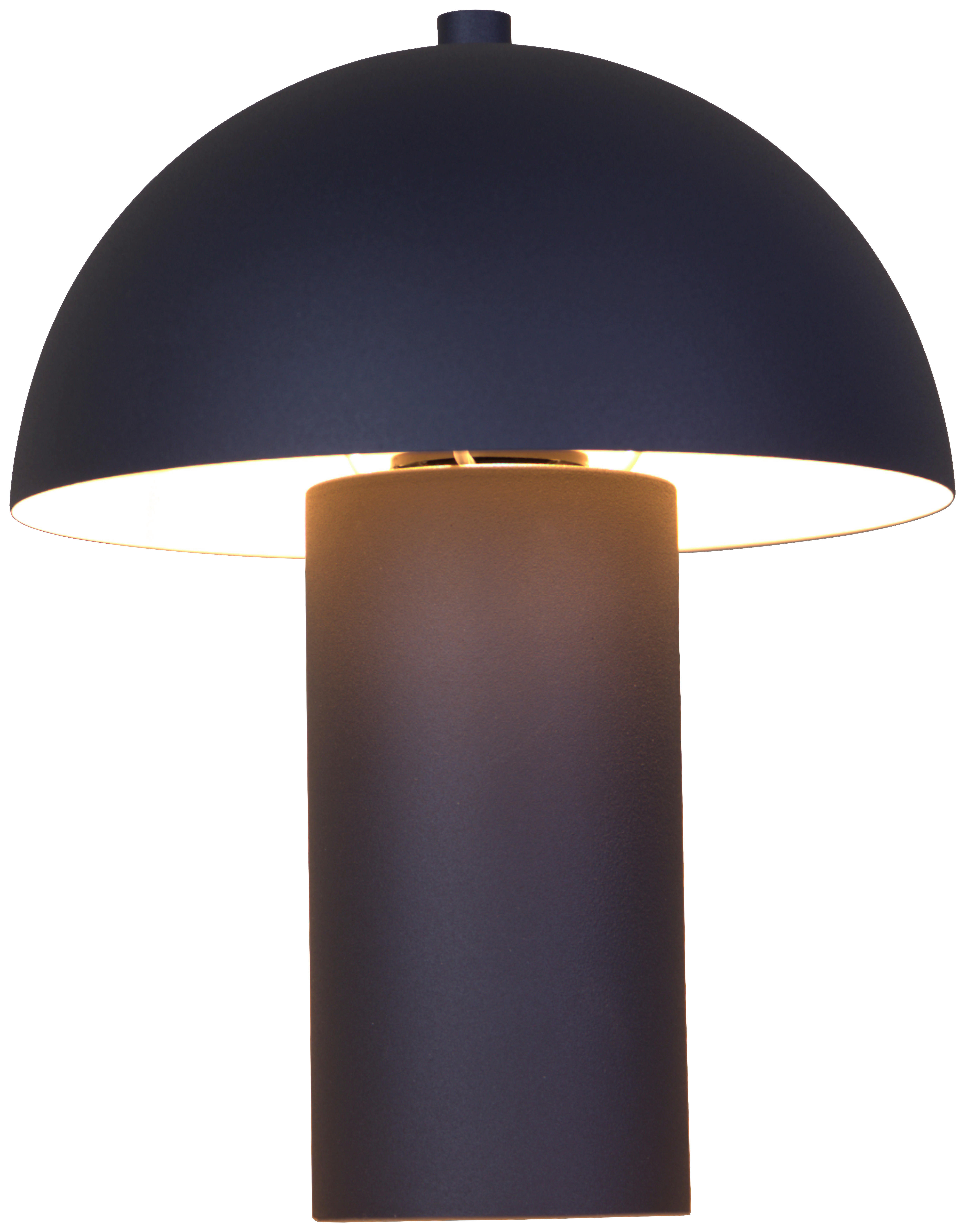 Nowa Tischleuchte 51320108 schwarz Metall H: ca. 26 cm E14 1 Brennstellen BERT - schwarz (26,00cm) - Nowa