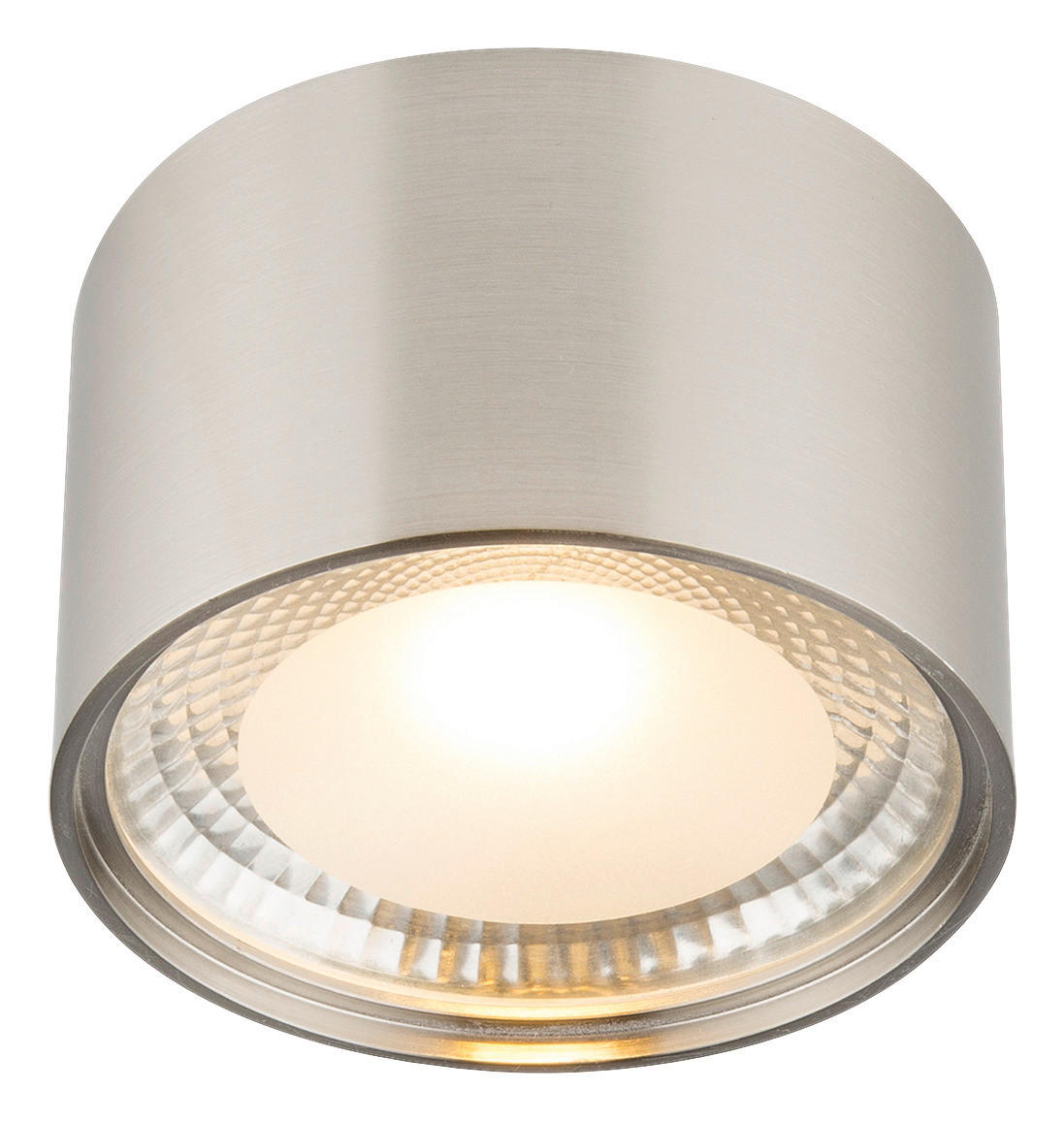 GLOBO LED-Deckenleuchte nickel matt Glas Metall H/T: ca. 8x11,3 cm 1 Brennstellen SERENA - nickel matt (11,30cm) - GLOBO
