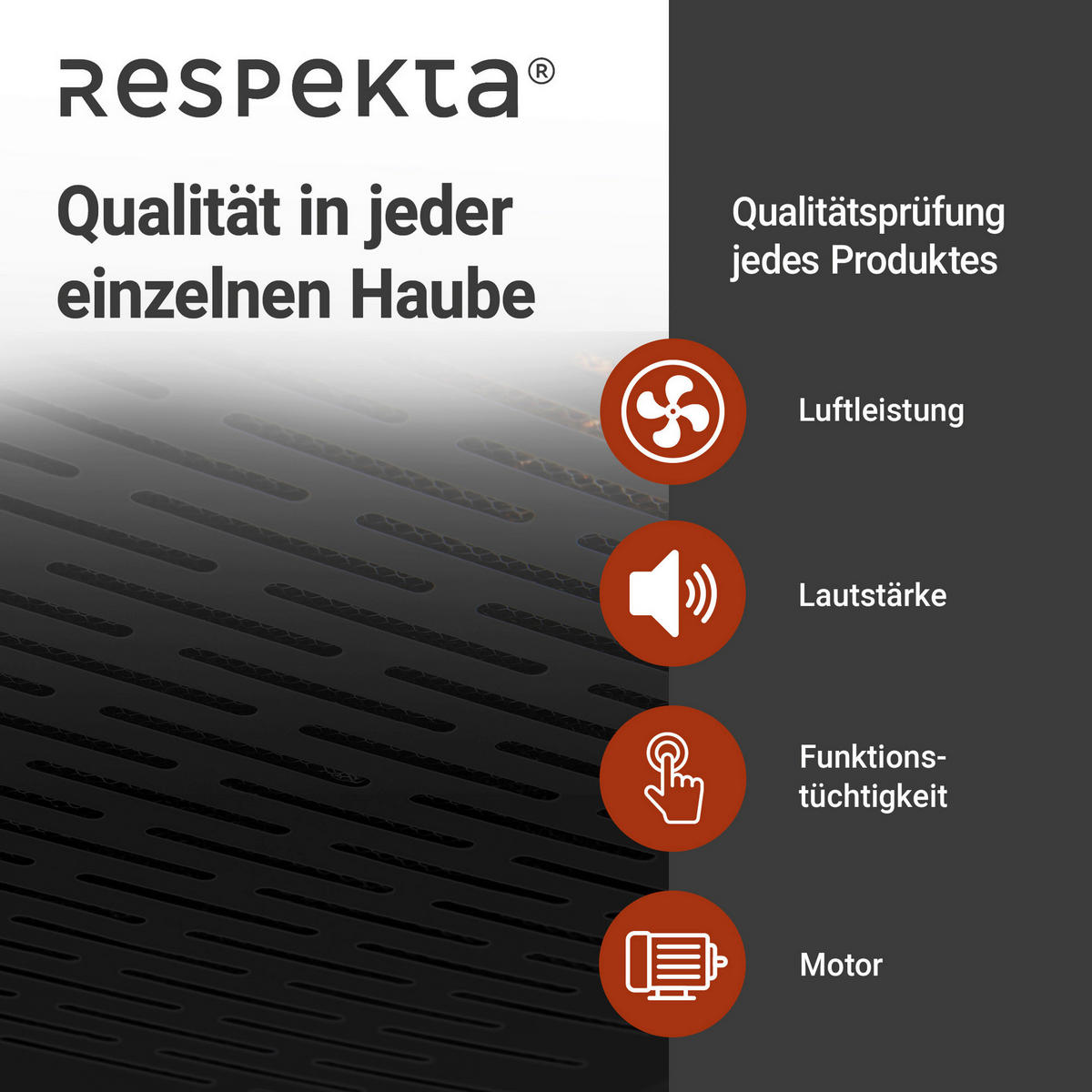 Respekta Dunstabzugshaube DH630SL schwarz Edelstahl B/H/T: ca. 60x7,8x47 cm DH630SL - schwarz (60,00/7,80/47,00cm) - Respekta