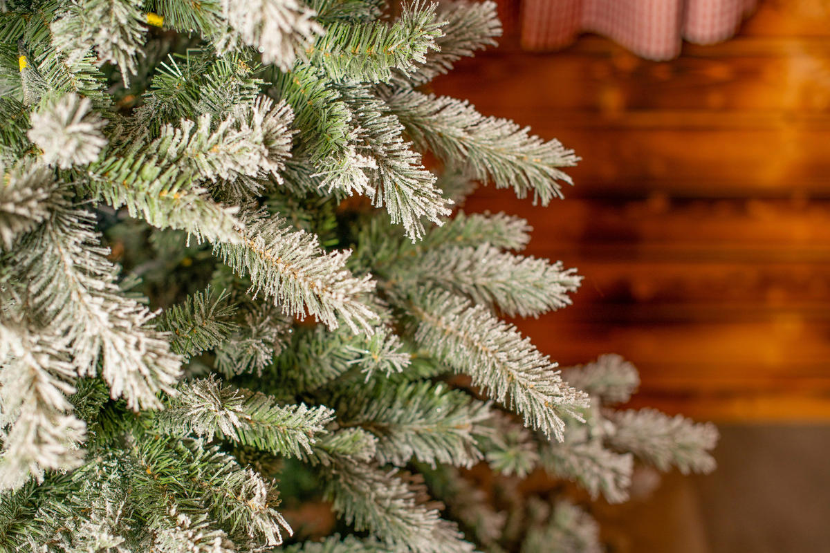 Evergreen Weihnachtsbaum Fichte Frost grün PVC H/D: ca. 180x117 cm Fichte Frost - grün (117,00/180,00cm) - Evergreen
