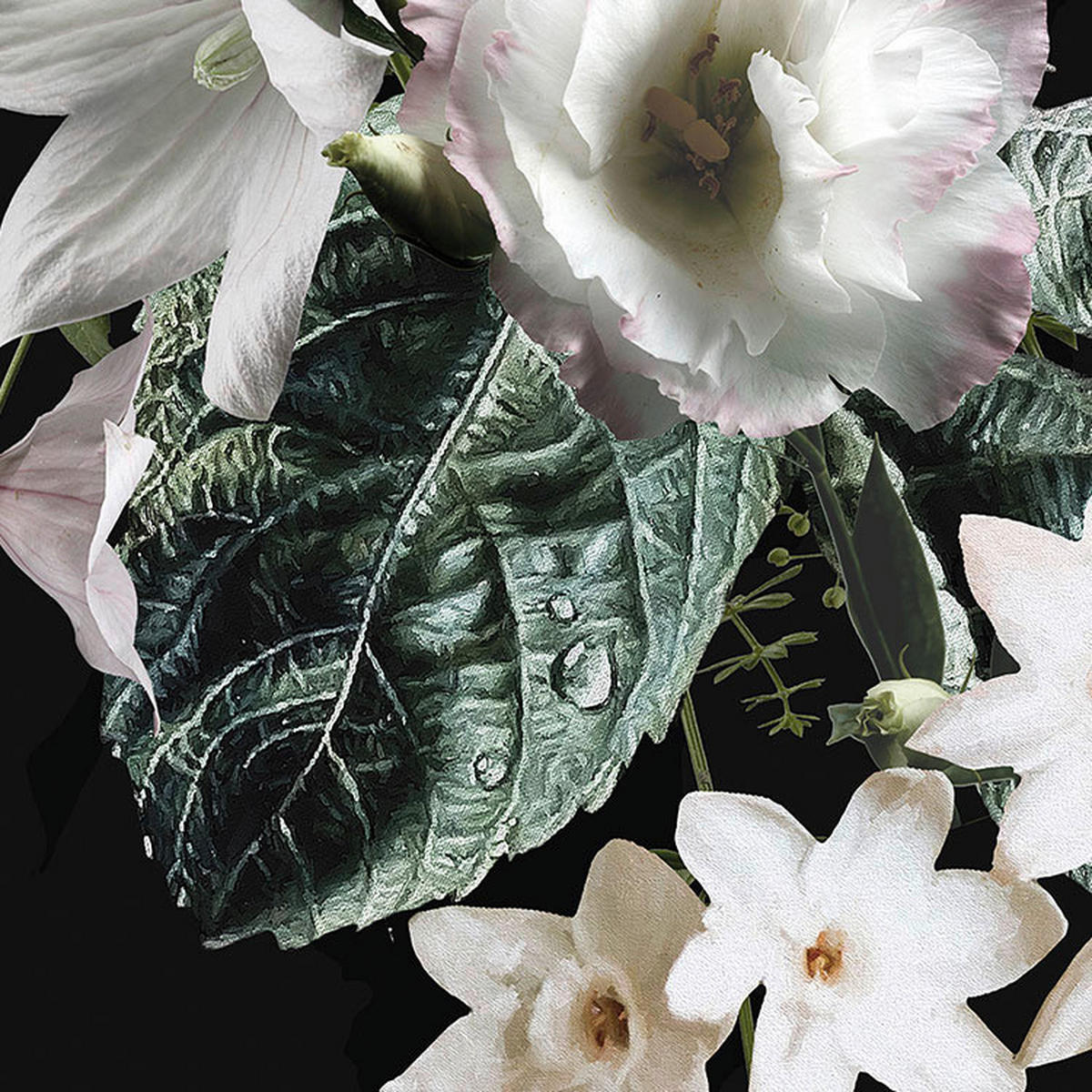 Komar Fototapete Enchanted Flowers D: ca. 125 cm Enchanted Flowers - (125,00cm) - Komar