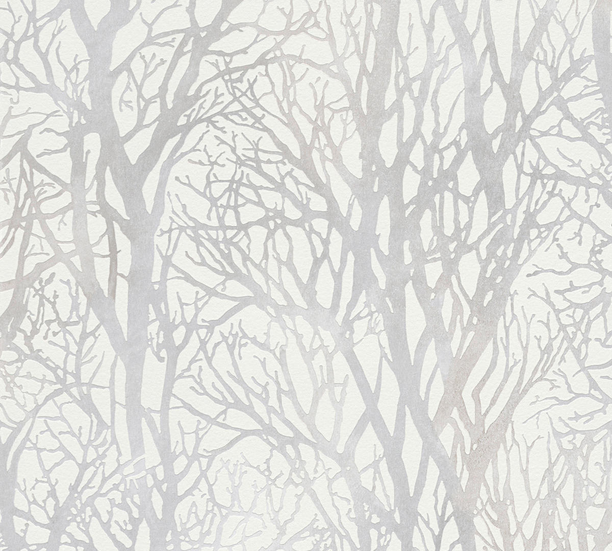 A.S.Creation Vliestapete Life 4 Wald weiß B/L: ca. 53x1005 cm Life 4 - weiß (53,00/1005,00cm) - A.S.Creation