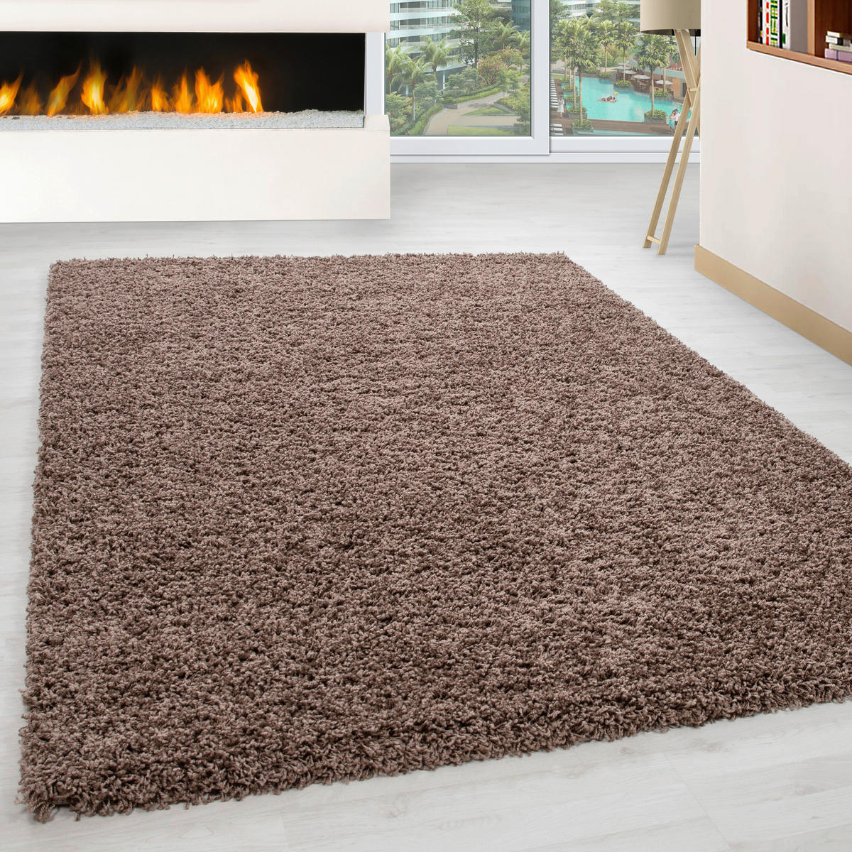 Ayyildiz Teppich LIFE mokka B/L: ca. 240x340 cm LIFE - mokka (240,00/340,00cm) - Ayyildiz
