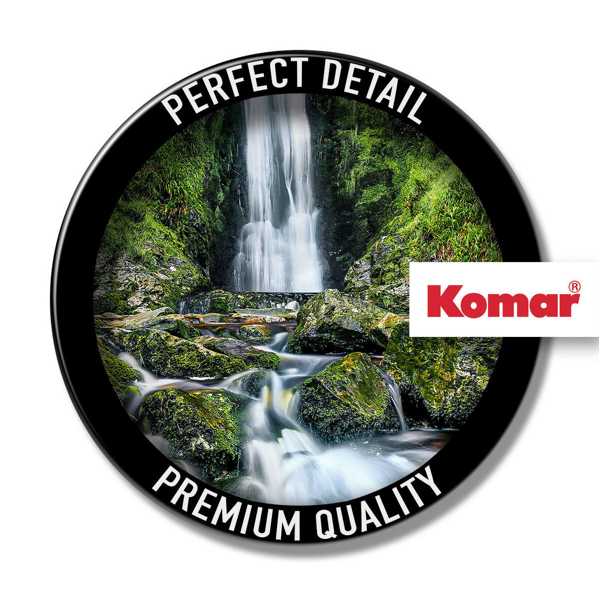 Komar Fototapete Glenevin Falls B/L: ca. 200x250 cm Glenevin Falls - (200,00/250,00cm) - Komar