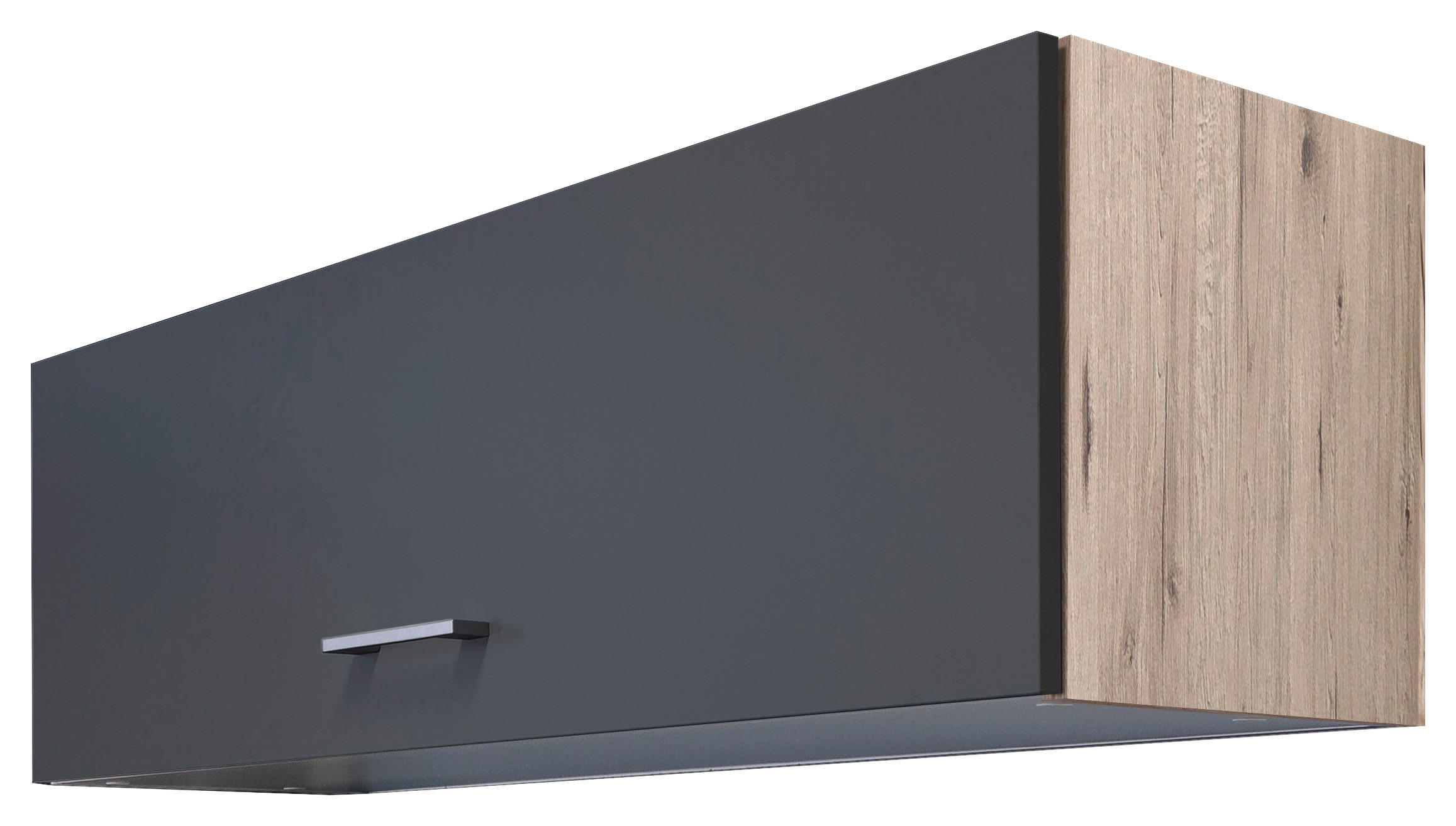 Hängeschrank Morena grau matt B/H/T: ca. 100x32x32 cm Morena - Eiche/Basalt (100,00/32,00/32,00cm) - Flex-Well