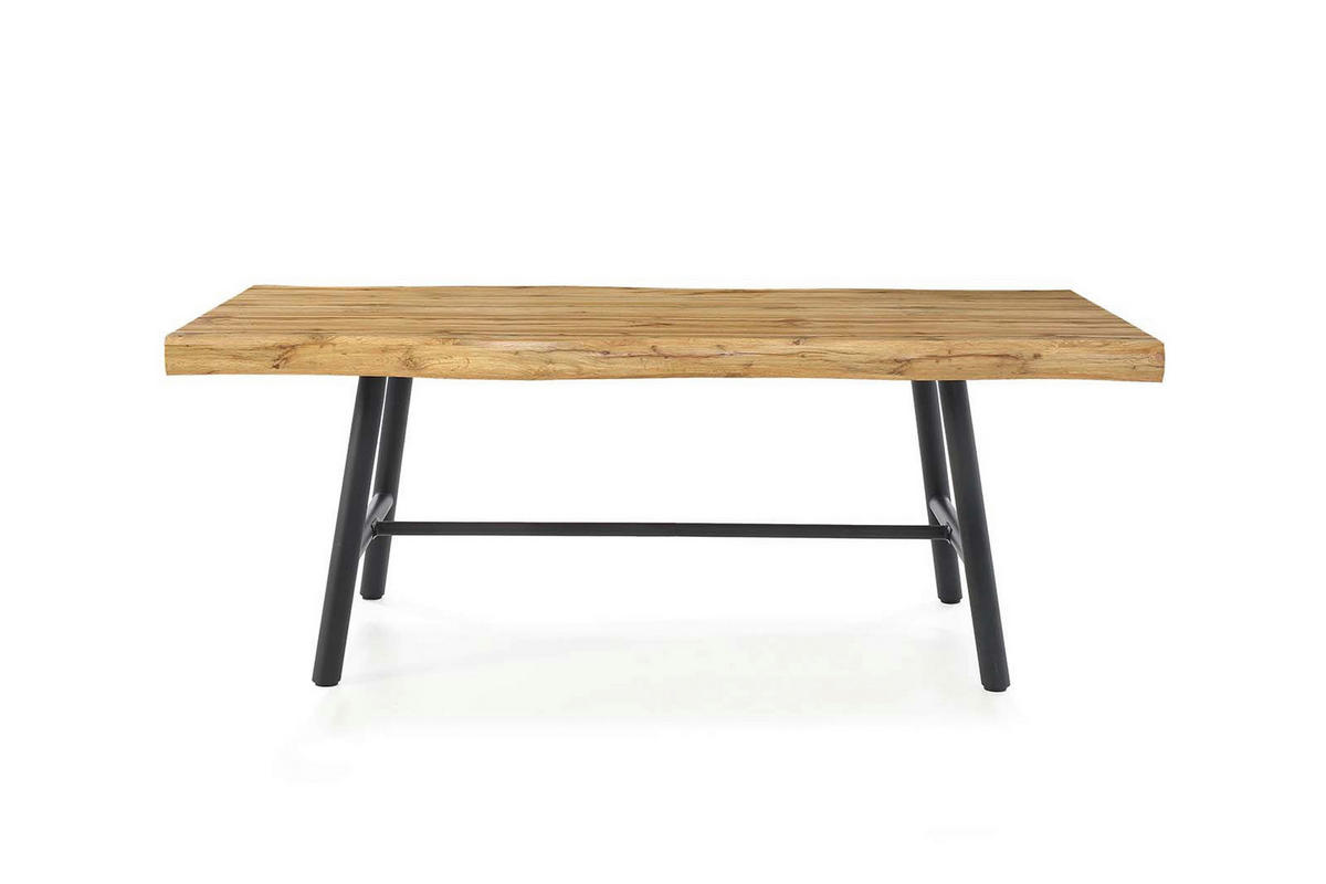 Esstisch  natur schwarz B/T: ca. 200x100 cm King_Esstisch_6003492 - natur/schwarz (200,00/100,00cm)