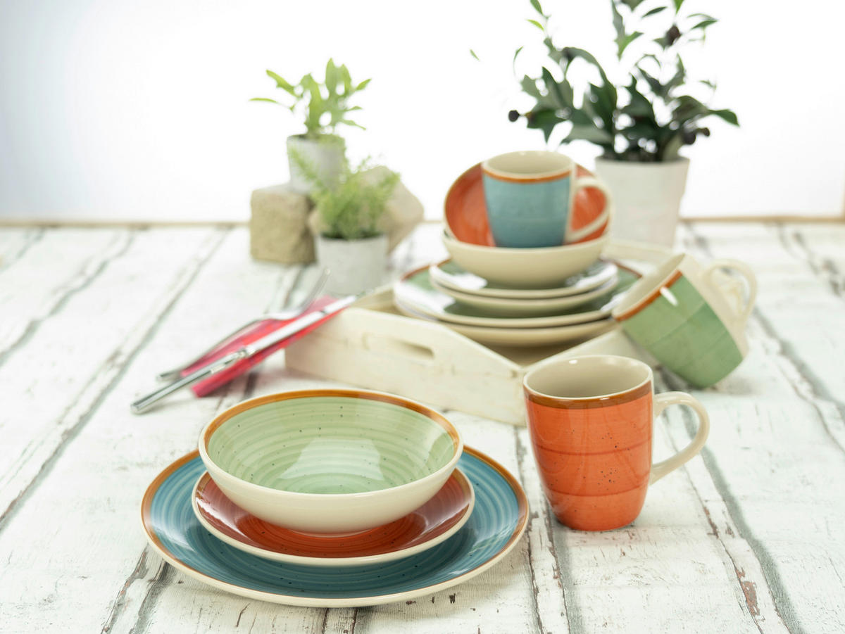 CreaTable Kombiservice Country multicolor Keramik Country - multicolor - CreaTable