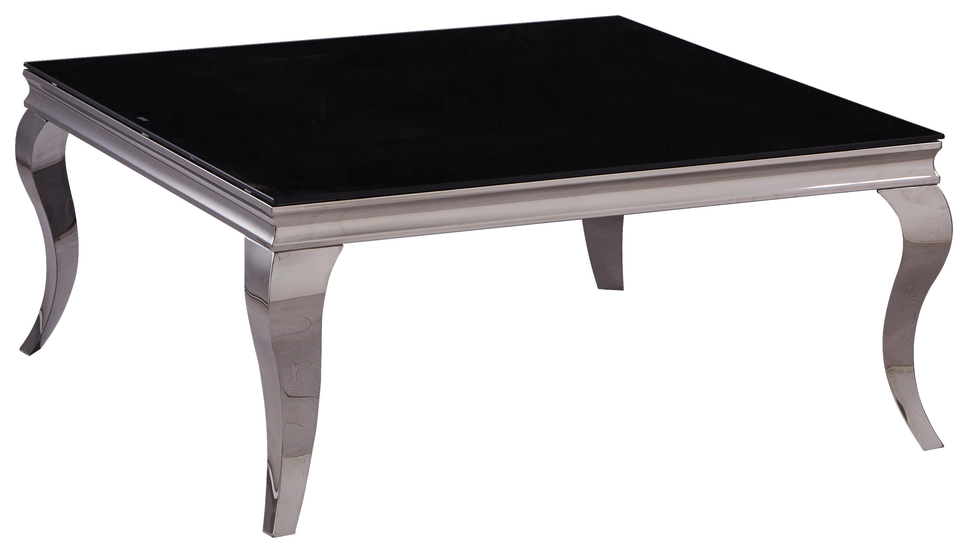 Glascouchtisch Orient schwarz lackiert B/H/T: ca. 100x45x100 cm Orient - schwarz (100,00/45,00/100,00cm)