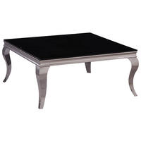 Glascouchtisch Orient schwarz lackiert B/H/T: ca. 100x45x100 cm Orient - schwarz (100,00/45,00/100,00cm)