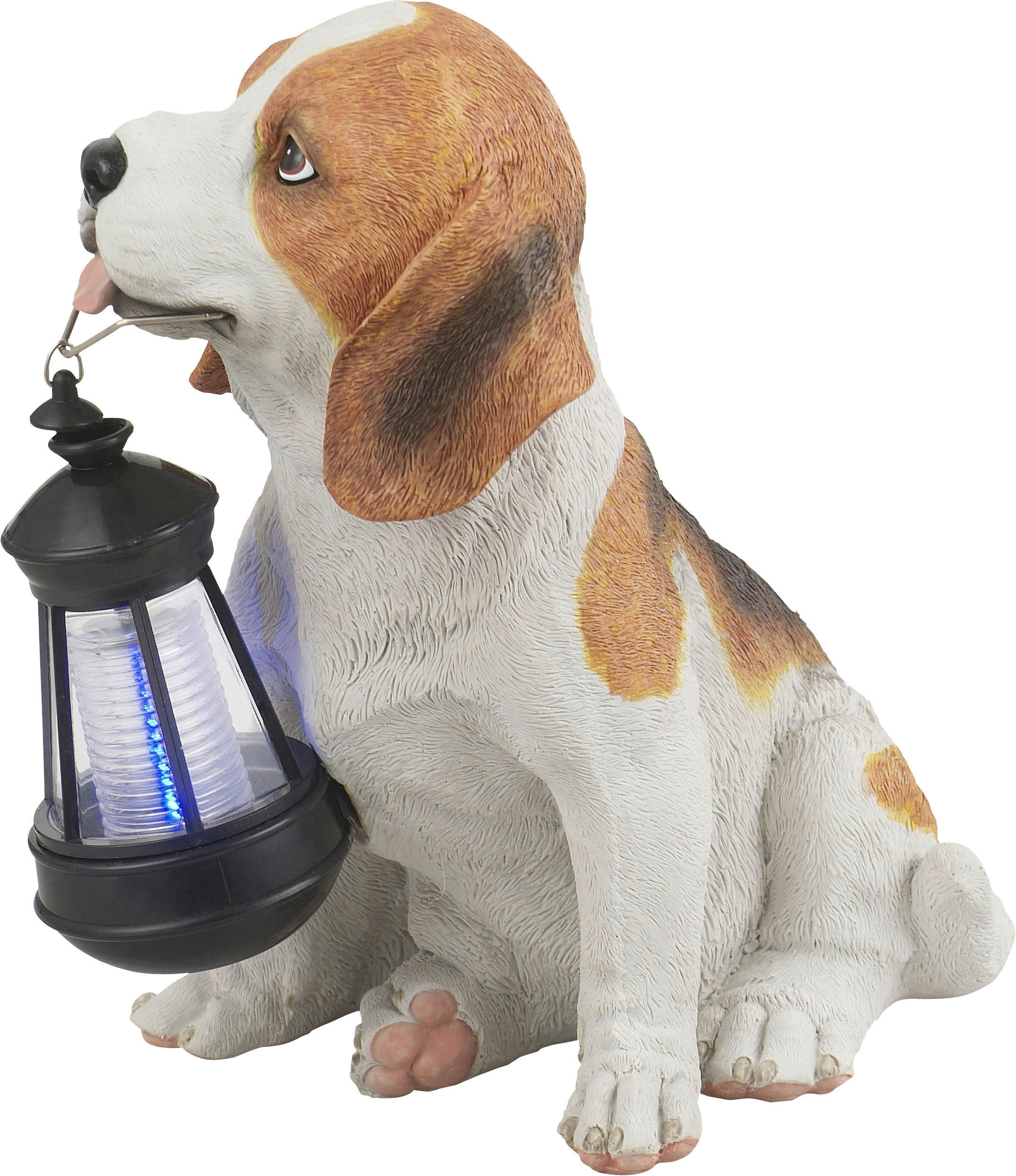 LED-Solarleuchte braun Kunststoff B/H/T: ca. 24,2x26x18 cm SOLAR - braun (24,20/26,00/18,00cm) - GLOBO