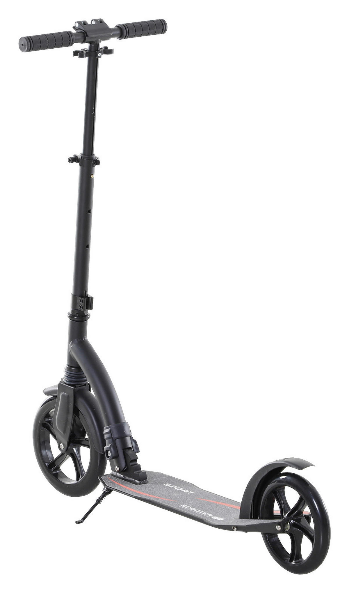 HOMCOM Tretroller schwarz B/H/L: ca. 37,5x101,5x92,5 cm Tretroller - schwarz (92,50/37,50/101,50cm) - HOMCOM