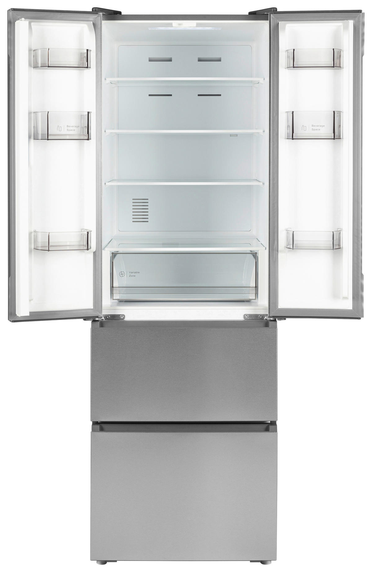 POCOline French-Door Kühl-/Gefrierkombination Inox B/H/T: ca. 59,5x185x68 cm French-Door FD 185-395 EIXDNF - Inox (59,50/185,00/68,00cm) - POCOline