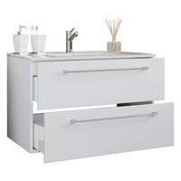 Badblock 2tlg-Badinos weiß weiß B/H/T: ca. 81x52x46 cm 2tlg-Badinos - weiß (81,00/52,00/46,00cm) - VCM Möbel