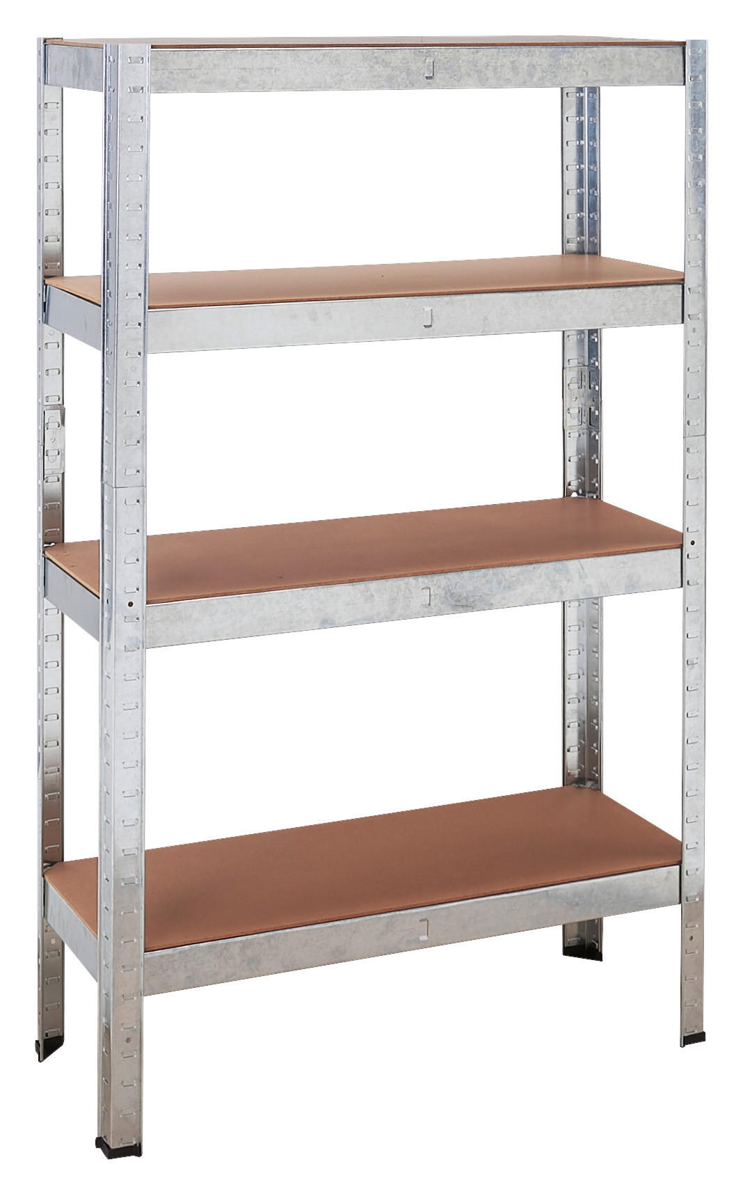 POCOline Schwerlaststeckregal verzinkt Metall B/H/T: ca. 75x150x30 cm Schwerlaststeckregal 150x75x30cm V - verzinkt (75,00/150,00/30,00cm) - POCOline