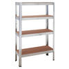 POCOline Schwerlaststeckregal verzinkt Metall B/H/T: ca. 75x150x30 cm Schwerlaststeckregal 150x75x30cm V - verzinkt (75,00/150,00/30,00cm) - POCOline