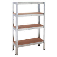POCOline Schwerlaststeckregal verzinkt Metall B/H/T: ca. 75x150x30 cm Schwerlaststeckregal 150x75x30cm V - verzinkt (75,00/150,00/30,00cm) - POCOline