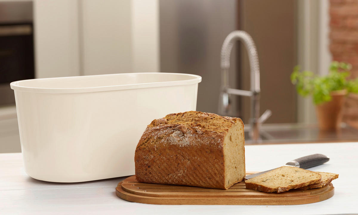ECHTWERK Brotbox Fresh creme Melamin B/H/L: ca. 21,5x17,2x37 cm Fresh - creme (37,00/21,50/17,20cm) - ECHTWERK