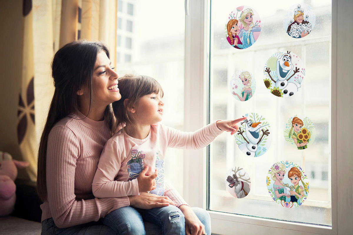 Komar Fenstersticker Frozen Springday  Frozen Springday B/L: ca. 30x30 cm Frozen Springday - (30,00/30,00cm) - Komar