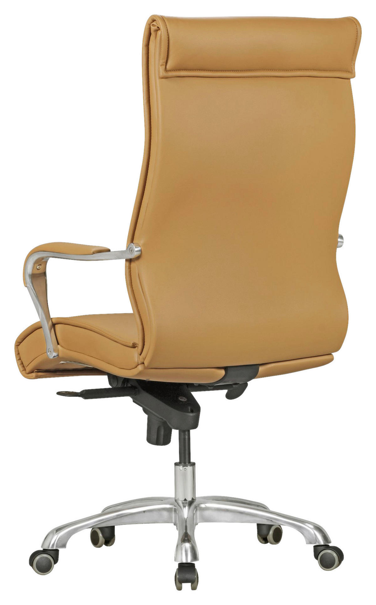 Drehstuhl beige Kunstleder Bürostuhl BIGBOSS - beige (60,00/126,00/61,00cm) - Amstyle