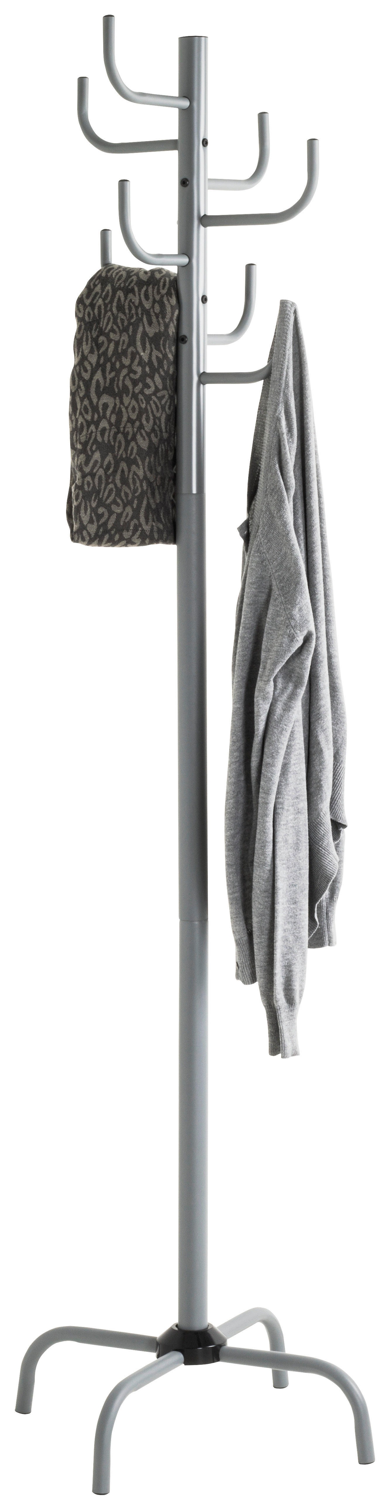 Garderobenständer  grau H/D: ca. 180x48 cm Cactus_Garderobenständer 43700 - grau (48,00/180,00cm)