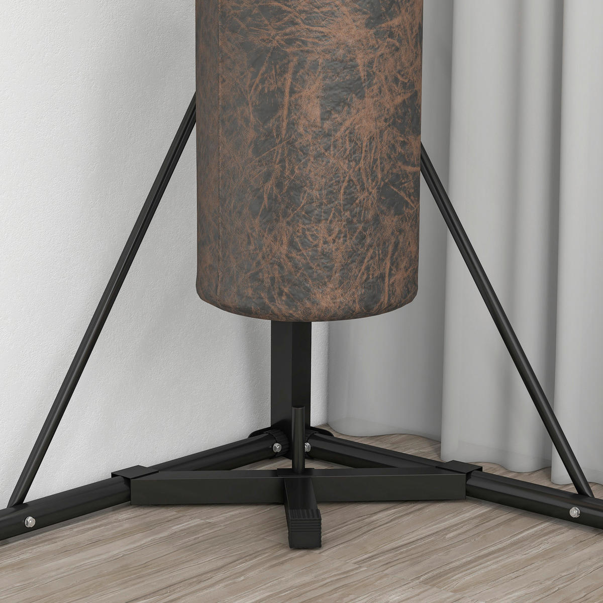SPORTNOW Boxsackständer schwarz Stahl B/H/L: ca. 90x225x170 cm Boxsackständer - schwarz (170,00/90,00/225,00cm) - SPORTNOW