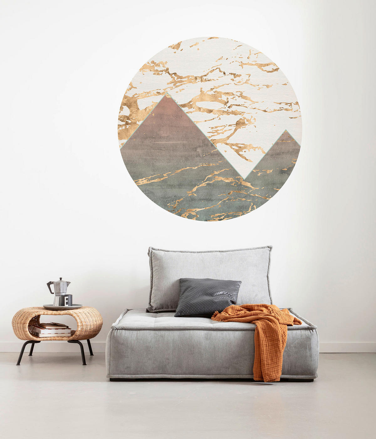 Komar Fototapete Precious Peaks D: ca. 125 cm Precious Peaks - (125,00cm) - Komar