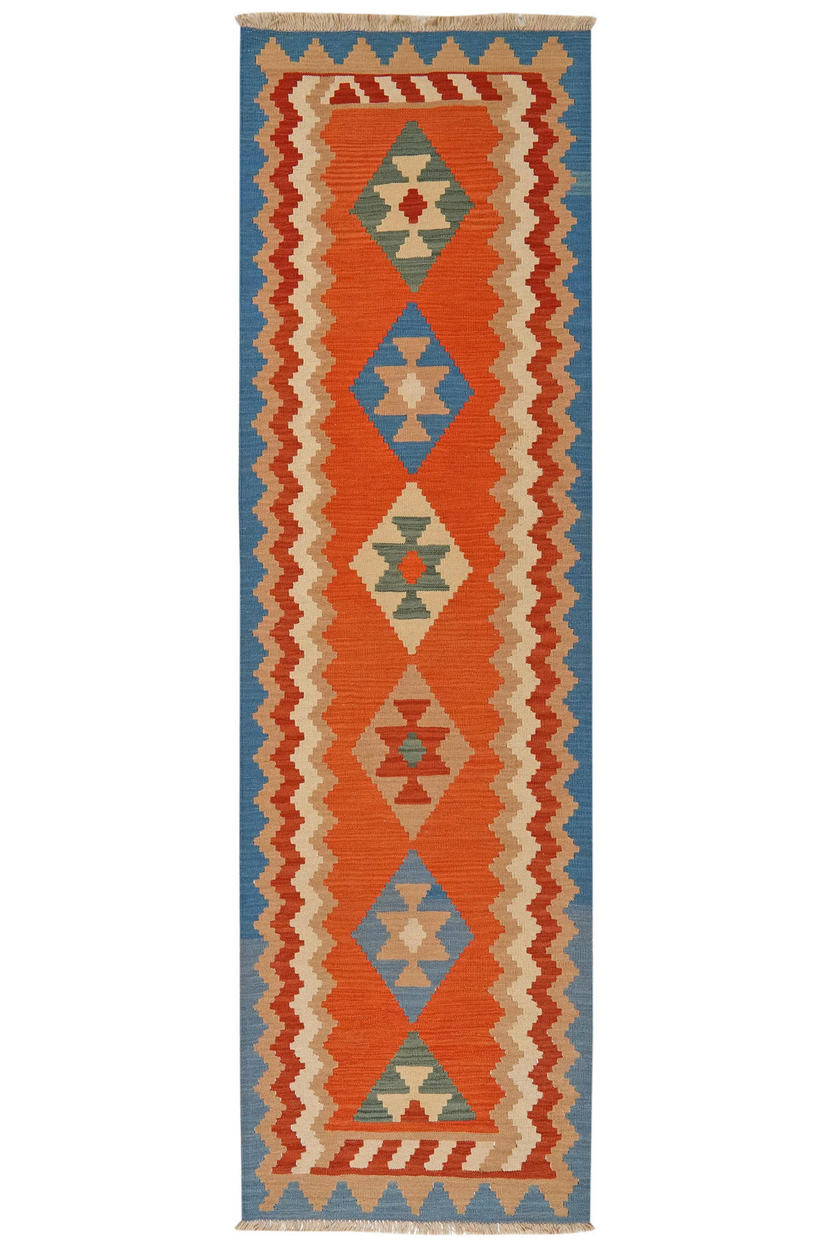 PersaTepp Teppich Kelim Gashgai bunt B/H/L: ca. 88x1x298 cm Kelim Gashgai - bunt (298,00/88,00/1,00cm) - PersaTepp