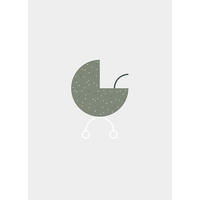 Komar Poster Baby Hello World Baby Hello World - (50,00/70,00cm) - Komar