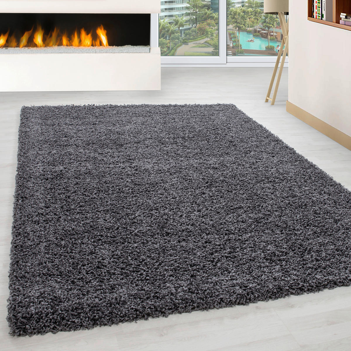 Ayyildiz Teppich LIFE grau B/L: ca. 300x400 cm LIFE - grau (300,00/400,00cm) - Ayyildiz
