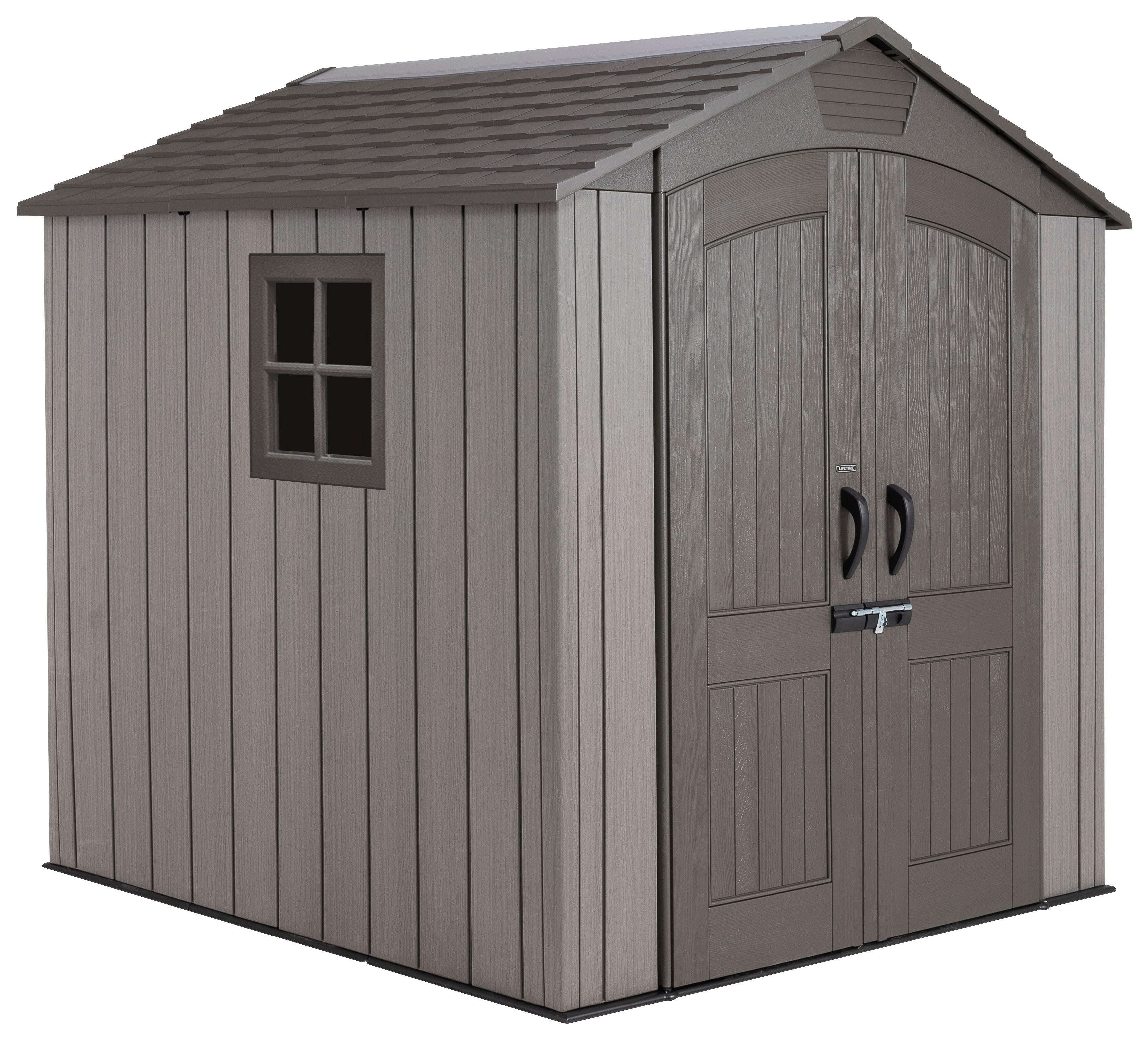 Lifetime Gartenhaus Stella grau B/H/L: ca. 204x227x204 cm Stella - grau (204,00/204,00/227,00cm) - Lifetime