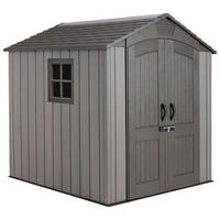 Lifetime Gartenhaus Stella grau B/H/L: ca. 204x227x204 cm Stella - grau (204,00/204,00/227,00cm) - Lifetime