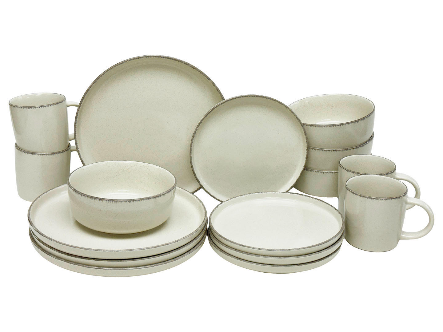 KEVOLI home Kombiservice sand Steingut 16 tlg. Kombiservice_Visby_16tlg. - sand (28,50/30,50/29,50cm) - KEVOLI home