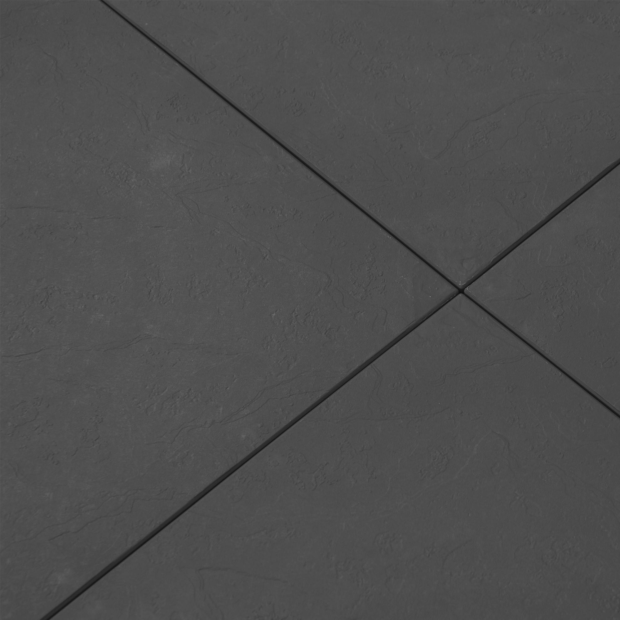 Thumbnail - Easy Bodenfliesen dunkelgrau B/L: ca. 40x40 cm