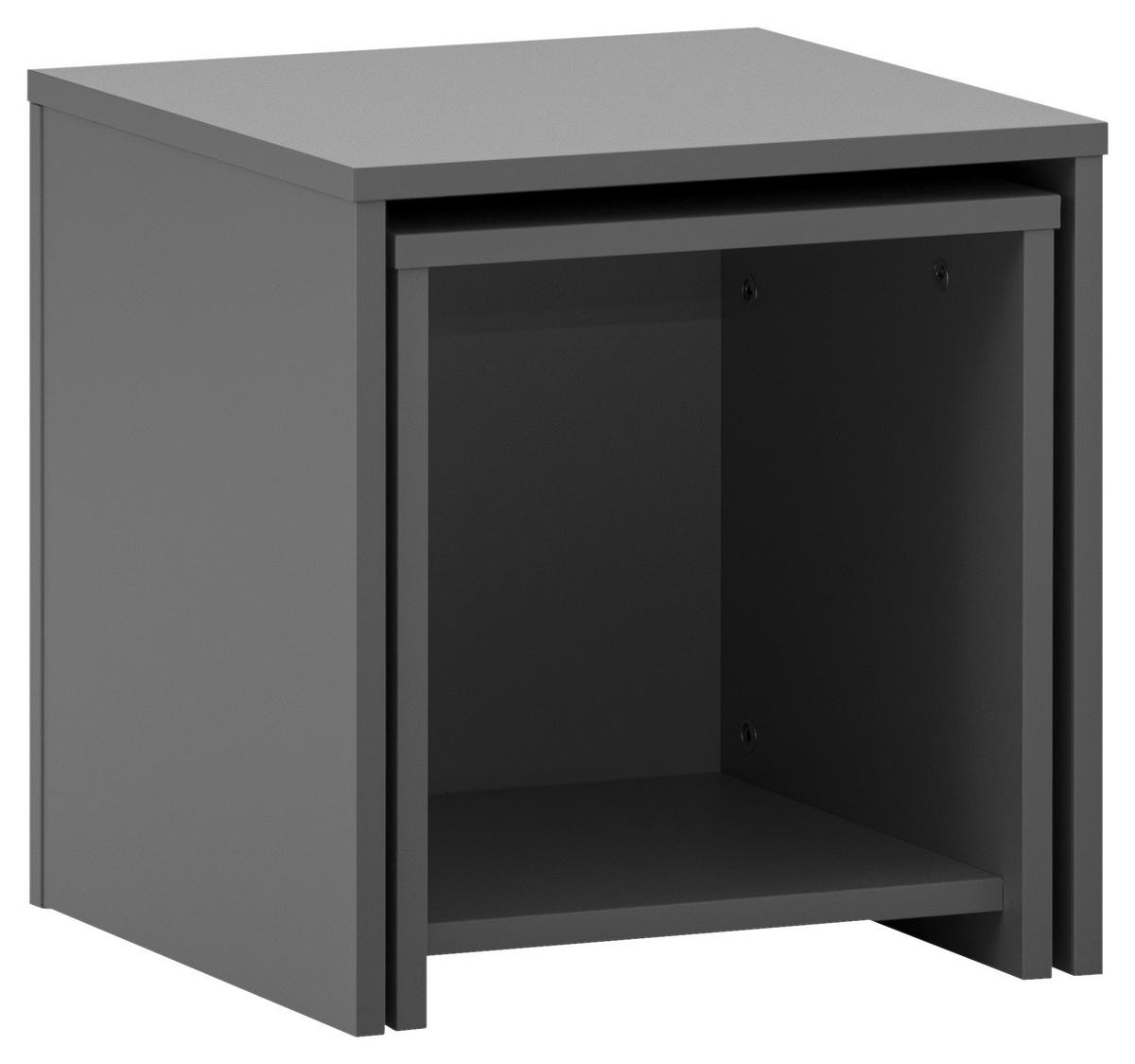 Couchtisch Smash anthrazit B/H/T: ca. 40x42x40 cm Smash - anthrazit (40,00/42,00/40,00cm) - Möbelpartner