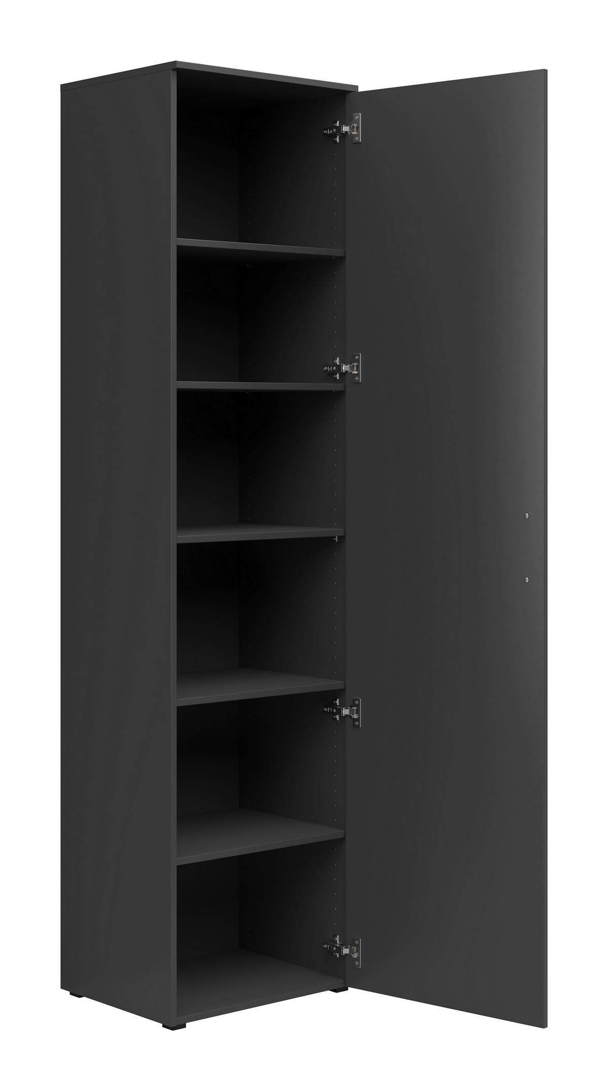 Schrank Multi-Stauraum Typ 51 anthrazit B/H/T: ca. 50x195x40 cm Multi-Stauraum Typ 51 - anthrazit (50,00/195,00/40,00cm)