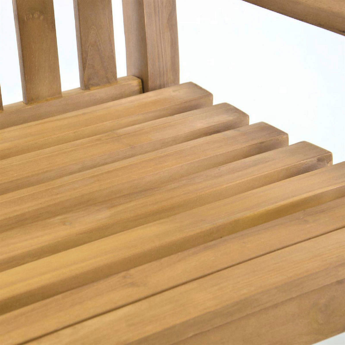 VCM Gartenstuhl hellbraun Teakholz B/H/T: ca. 60x91x62 cm Gartenstuhl - hellbraun (60,00/91,00/62,00cm) - VCM