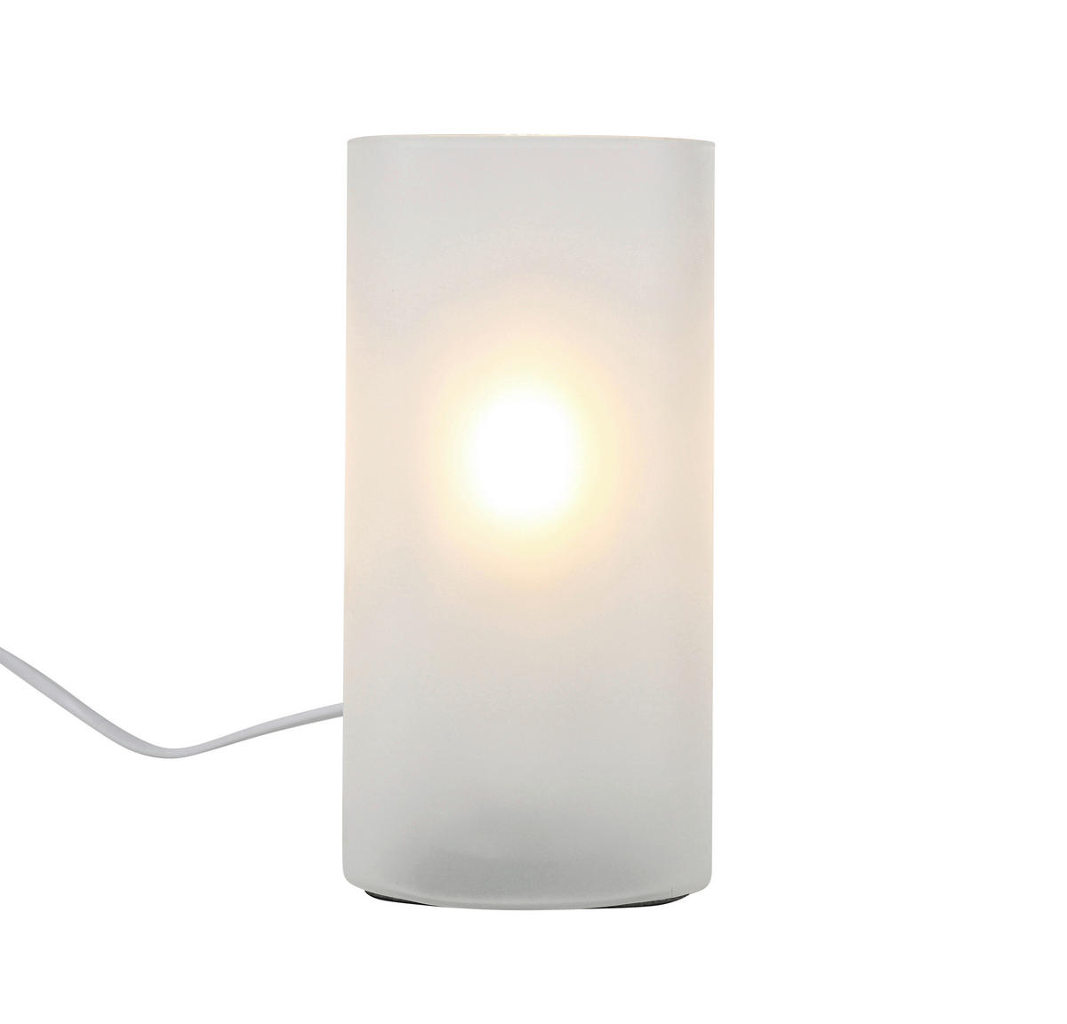 Nolo Tischleuchte Paige weiß Glas B/H/L: ca. 9,5x20x9,5 cm E27 1 Brennstellen Paige - weiß (9,50/9,50/20,00cm) - Nolo