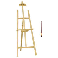 HOMCOM Staffelei natur Polypropylen B/H/L: ca. 5x51x71 cm Staffelei - natur (71,00/5,00/51,00cm) - HOMCOM