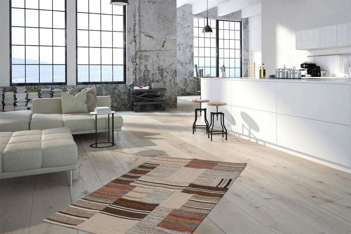 Kayoom Kurzflorteppich Radical 220 creme B/L: ca. 80x150 cm Radical 220 - creme (80,00/150,00cm) - Kayoom