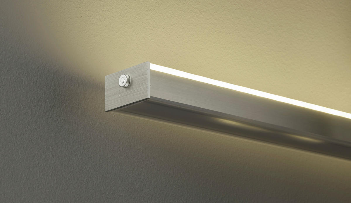 Fischer & Honsel LED-Pendelleuchte 60059 nickel matt Metall Acryl B/H/T: ca. 115x150x7 cm 2.0 Brennstellen Vitan TW - nickel matt (115,00/150,00/7,00cm) - Fischer & Honsel