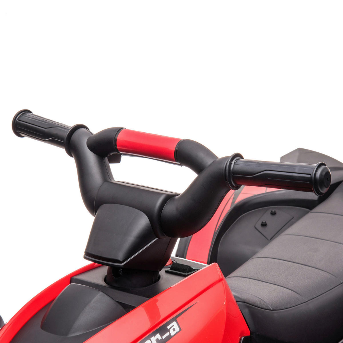 HOMCOM Elektro-Quad rot B/H/L: ca. 53x55,5x83 cm Elektro-Quad - rot/schwarz (83,00/53,00/55,50cm) - HOMCOM
