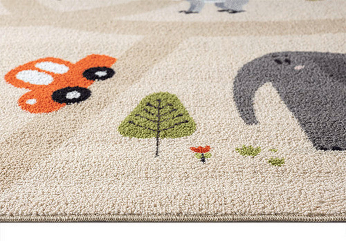 Merinos Teppich Happy Kids beige B/L: ca. 140x200 cm Happy Kids - beige (140,00/200,00cm) - Merinos
