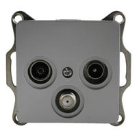 UniTec SAT Antennensteckdose silber SAT-Antennensteckdose_Genua - silber - UniTec