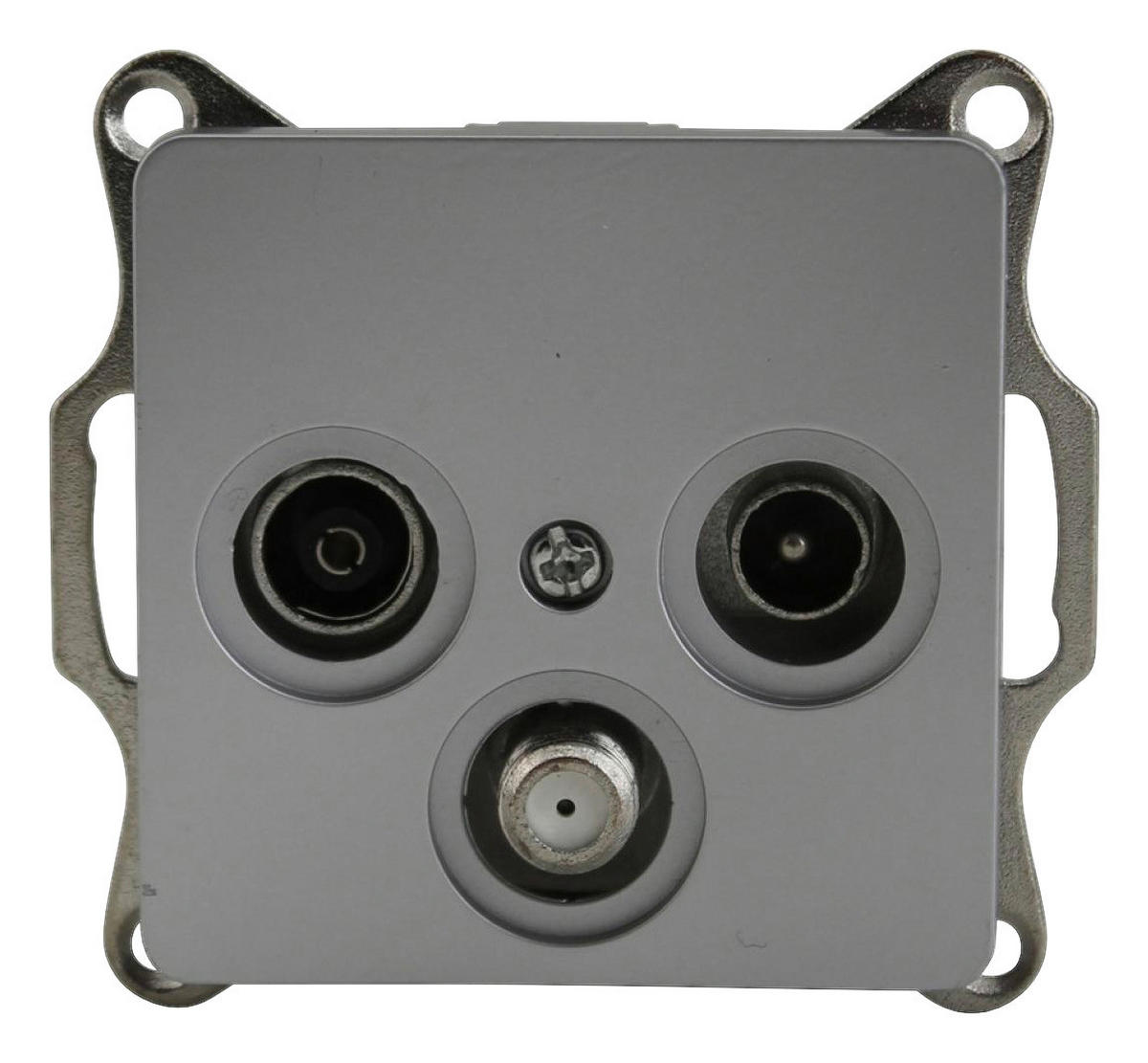 UniTec SAT Antennensteckdose silber SAT-Antennensteckdose_Genua - silber - UniTec