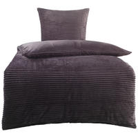 Microfaser Bettwäsche Cashmere touch Bettwäsche_Cashmere-Like 135x200cm - anthrazit (135,00/200,00cm)