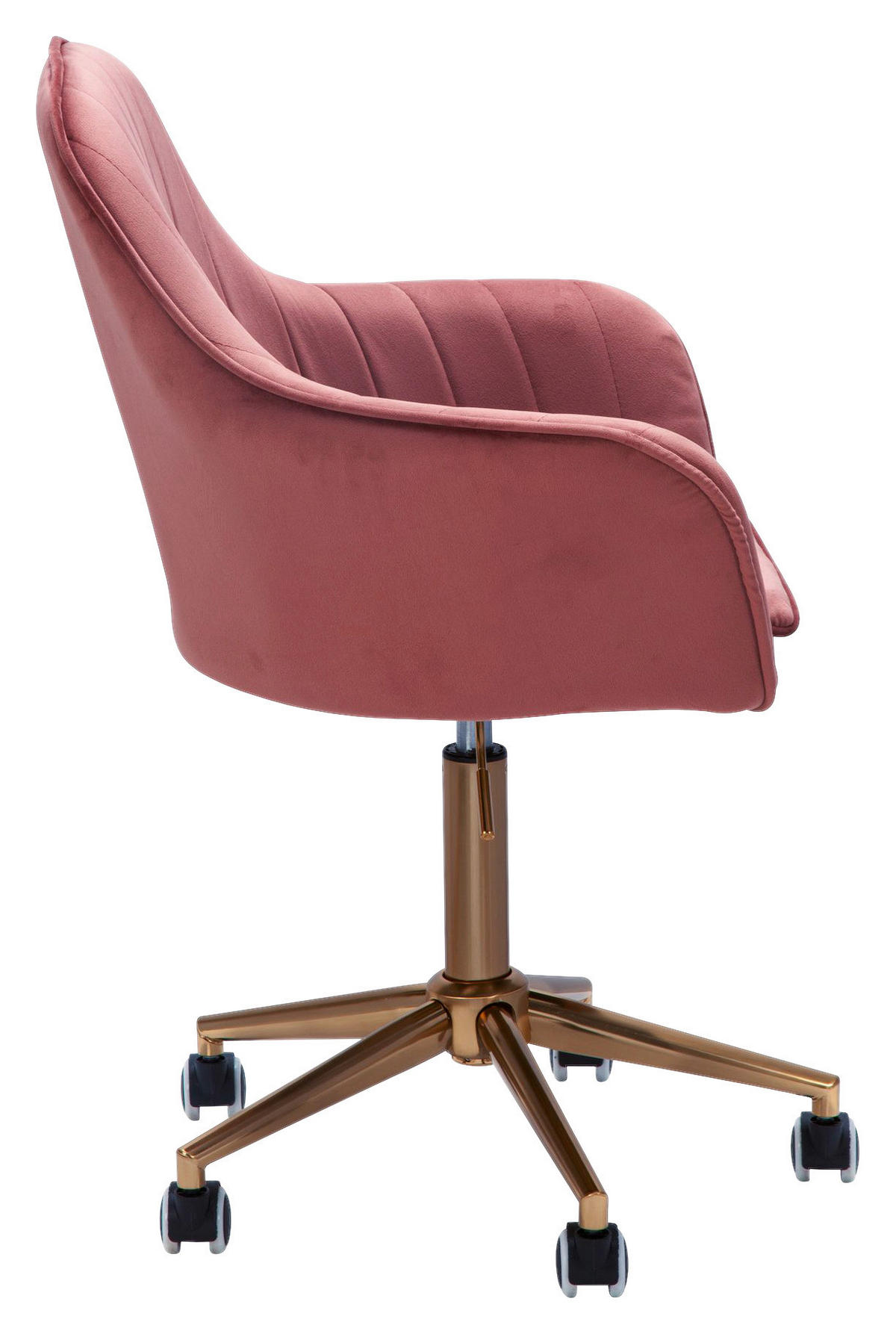 Drehstuhl rosa Bürostuhl - rosa (52,00/105,00/54,00cm) - Amstyle