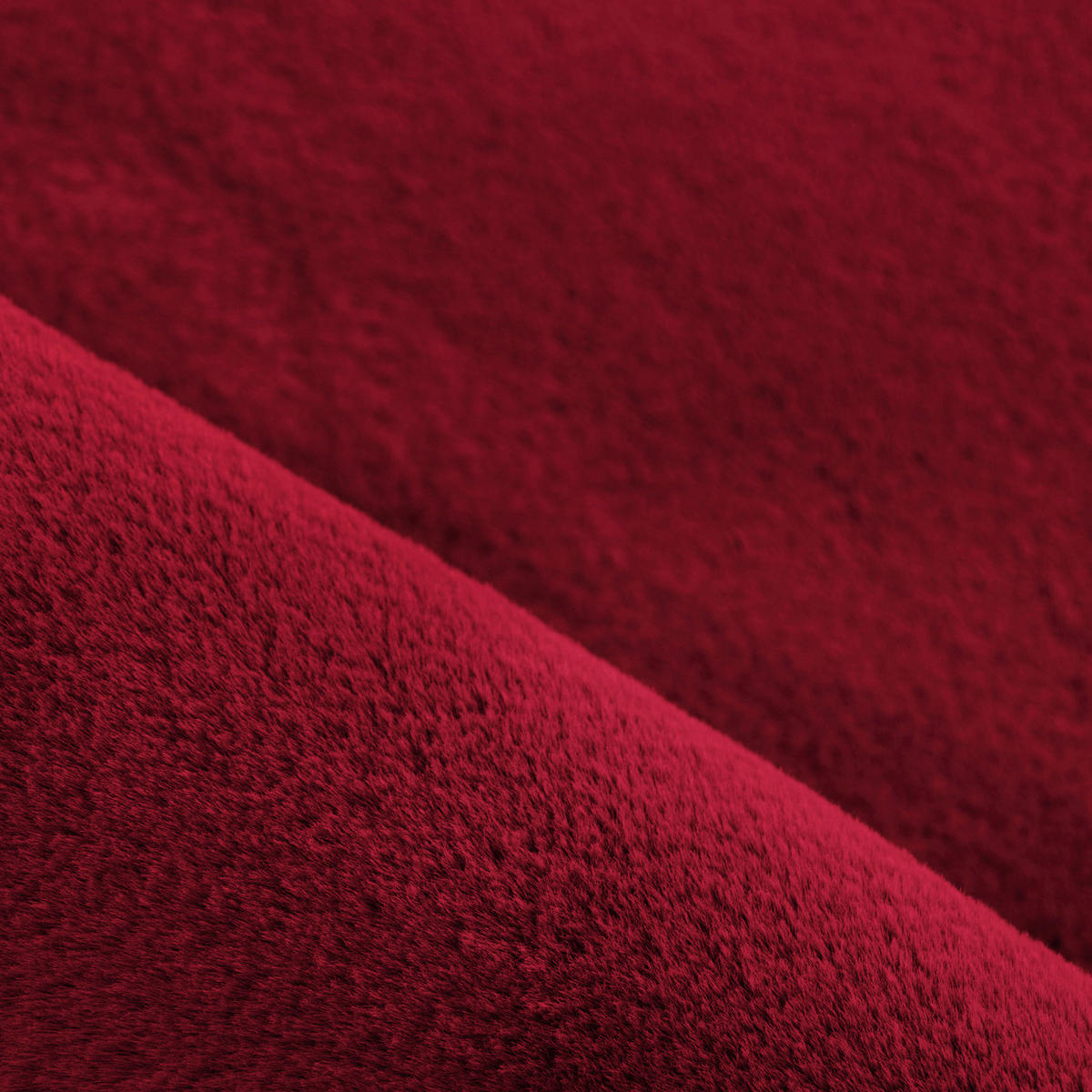 Ayyildiz Teppich POUFFY rot B/L: ca. 200x200 cm POUFFY - rot (200,00/200,00cm) - Ayyildiz